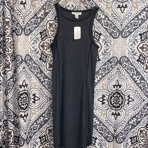 Dark grey mini dress